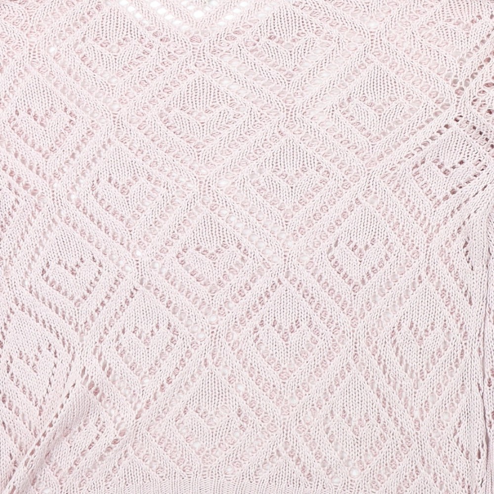 Peacocks Womens Pink Pullover Jumper Size S