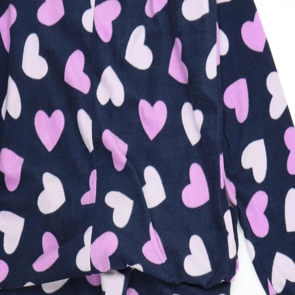 love to lounge Womens Blue Solid Top One Piece Size 6 - LOVE HEART