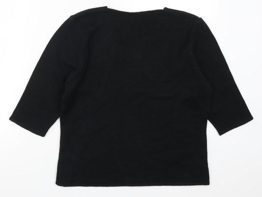 JFW Womens Black Pullover Jumper Size L
