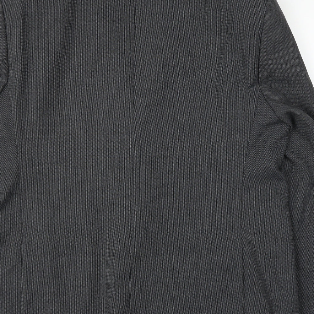 M&S Mens Grey Jacket Suit Jacket Size 44