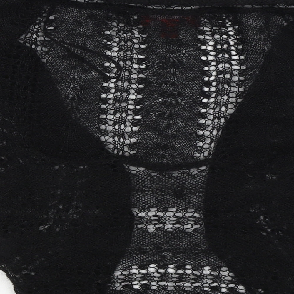 Monsoon Womens Black Wrap Jumper Size S