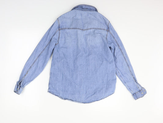 New Look Womens Blue Jacket Size 8