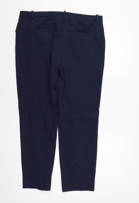 whisltes Womens Blue Trousers Size 16 L28 in