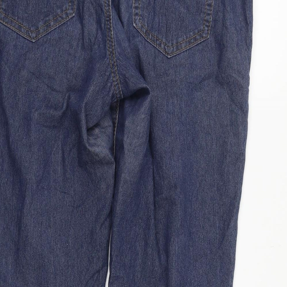Janina Denim Womens Blue Cropped Jeans Size 12 L22 in
