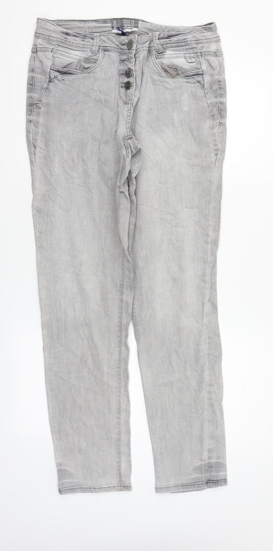 Cecil Mens Grey Straight Jeans Size 30 in L28 in
