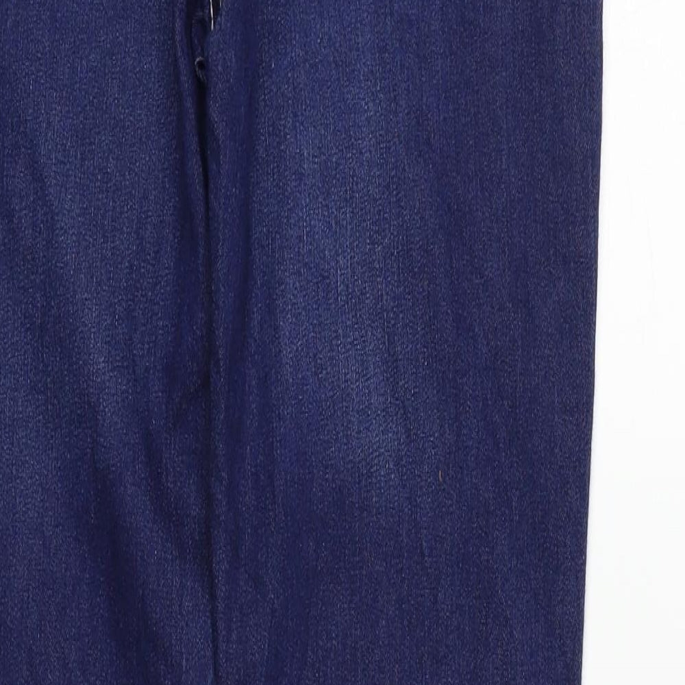 JMS Womens Blue Straight Jeans Size 34 in L28 in