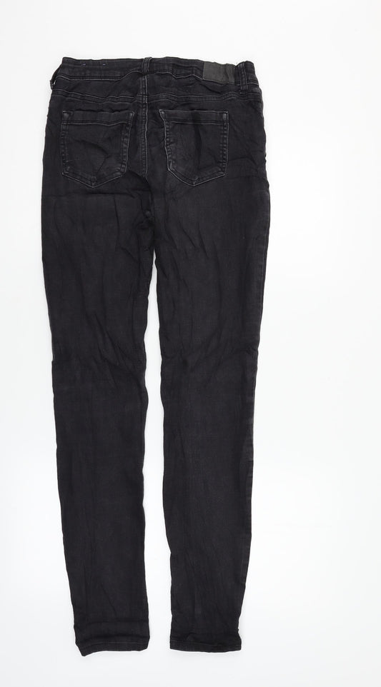 BE YOU Womens Black Skinny Jeans Size 32 in L30 in