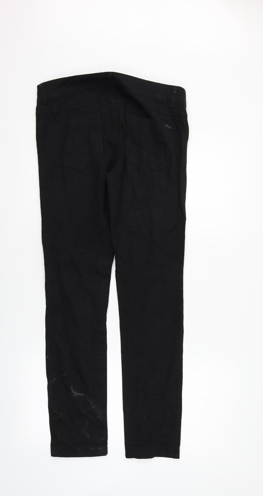 only designer Womens Black Straight Jeans Size 30 in L28 in