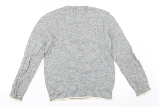 Gap Girls Grey Pullover Jumper Size 8 Years