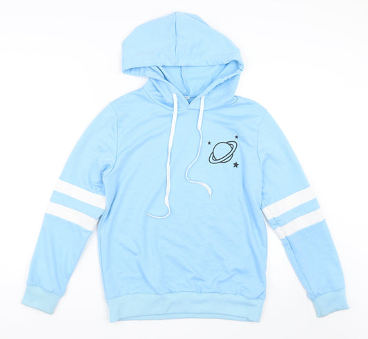 Preworn Womens Blue Pullover Hoodie Size S