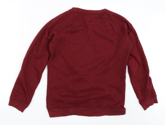Freetime Collection Womens Red Pullover Sweatshirt Size M