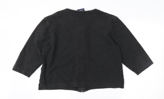 Liz Claiborne Womens Black Jacket Size M