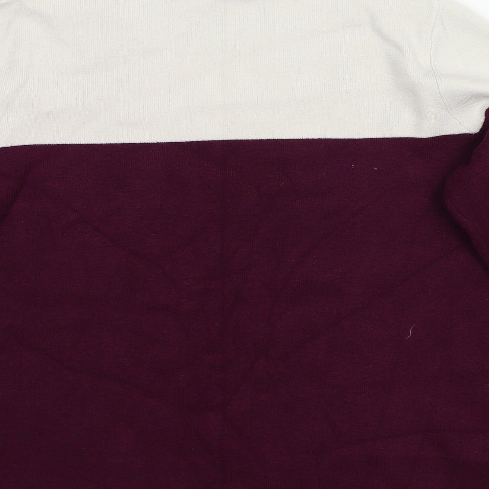 Marks and Spencer Womens White Pullover Jumper Size 14