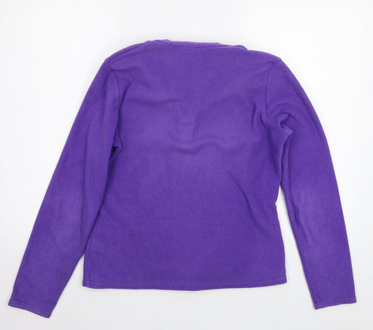 Marks and Spencer Womens Purple Jacket Coat Size 12