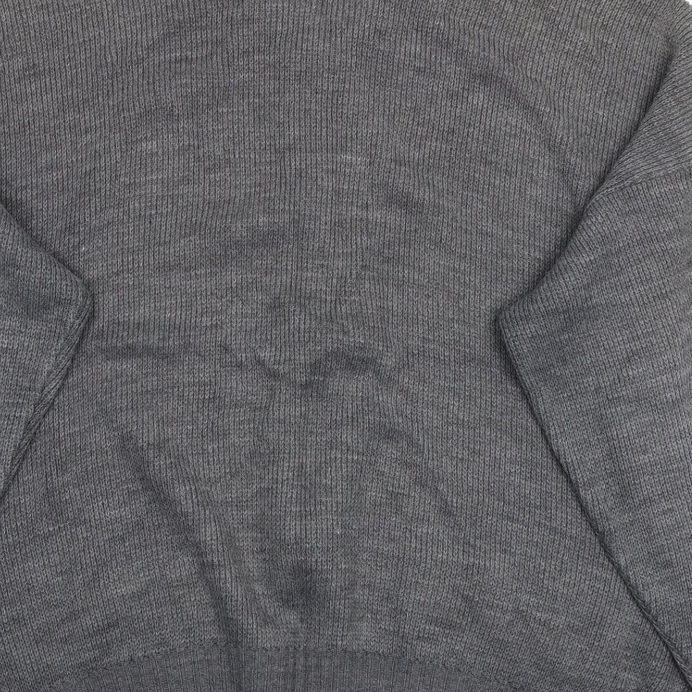 Brand and care label for Premier man men’s grey jacket coat, size XL
