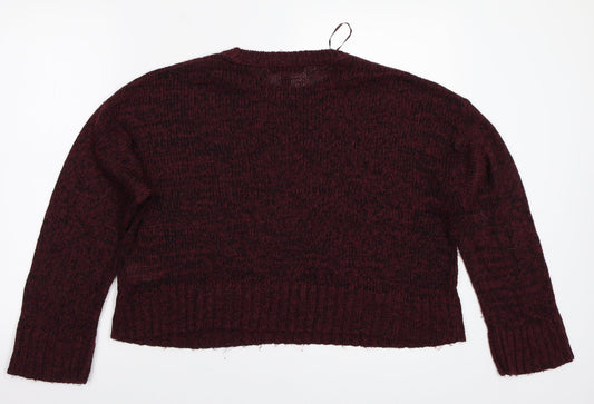 Newlook Womens Purple Pullover Jumper Size M