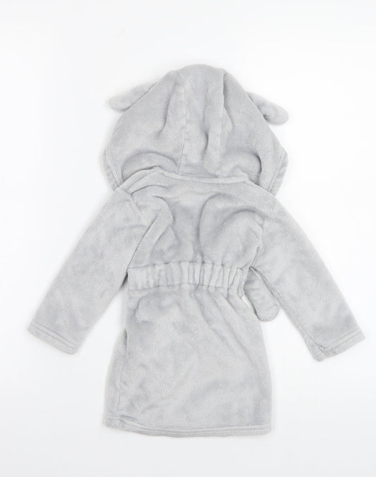 George Girls Grey Babydoll Gown Size 9-12 Months