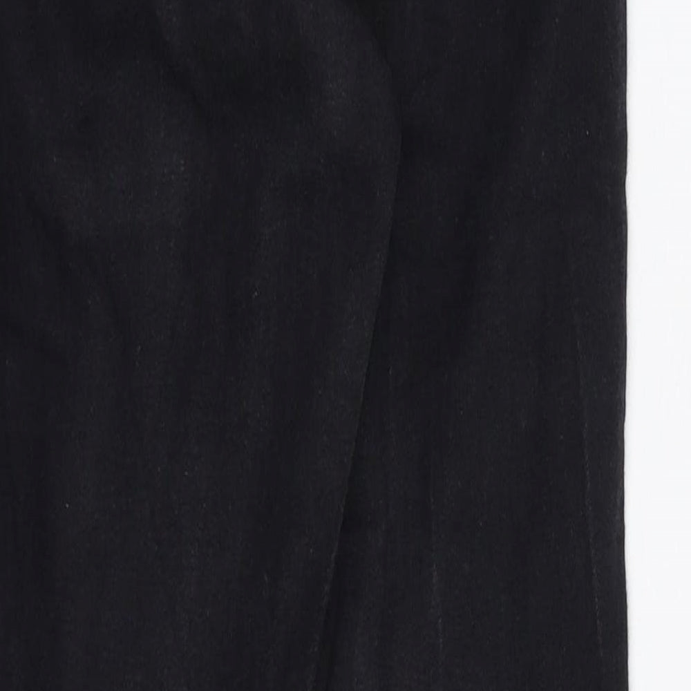 H&M Womens Black Denim Skinny Jeans Size 26 in L28 in