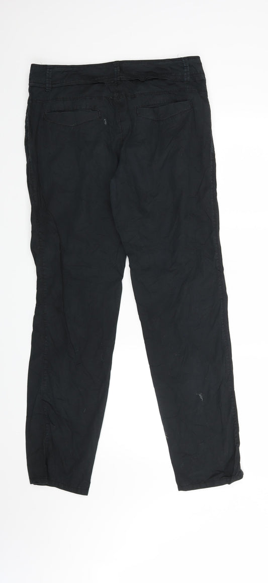 Promod Womens Black Trousers Size 33 in L30 in