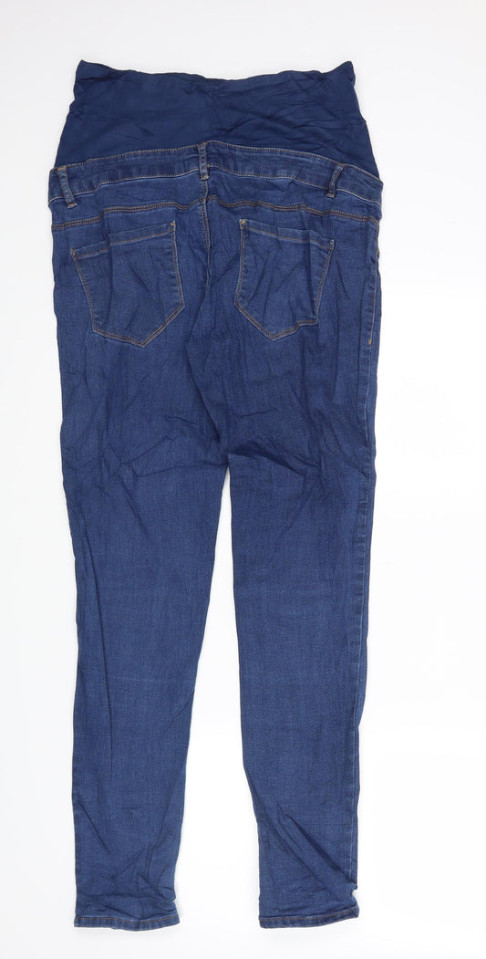 Dorothy Perkins Womens Blue Denim Skinny Jeans Size 10 L27 in