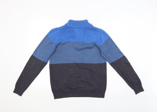 Pepperts Boys Blue Pullover Jumper Size 12 Years