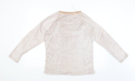 Follow Your Dreams Womens White Pullover Jumper Size 12