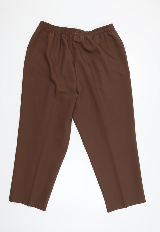 BonWorth Womens Brown Trousers Size XL L26 in