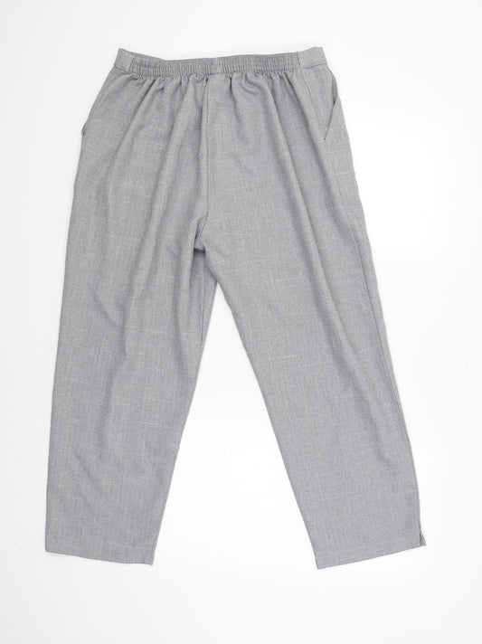 Preworn Womens Grey Trousers Size 20 L24 in