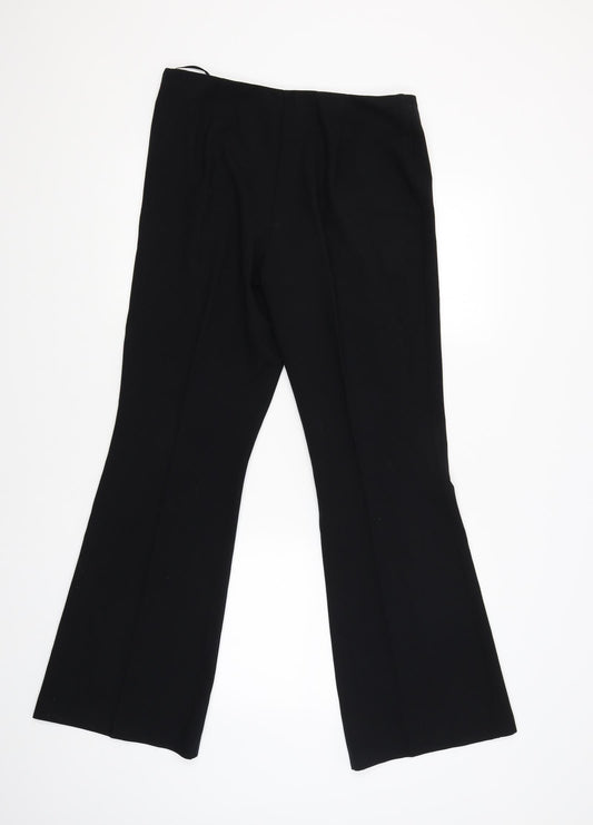 Marks and Spencer Womens Black Trousers Size 10 L30 in
