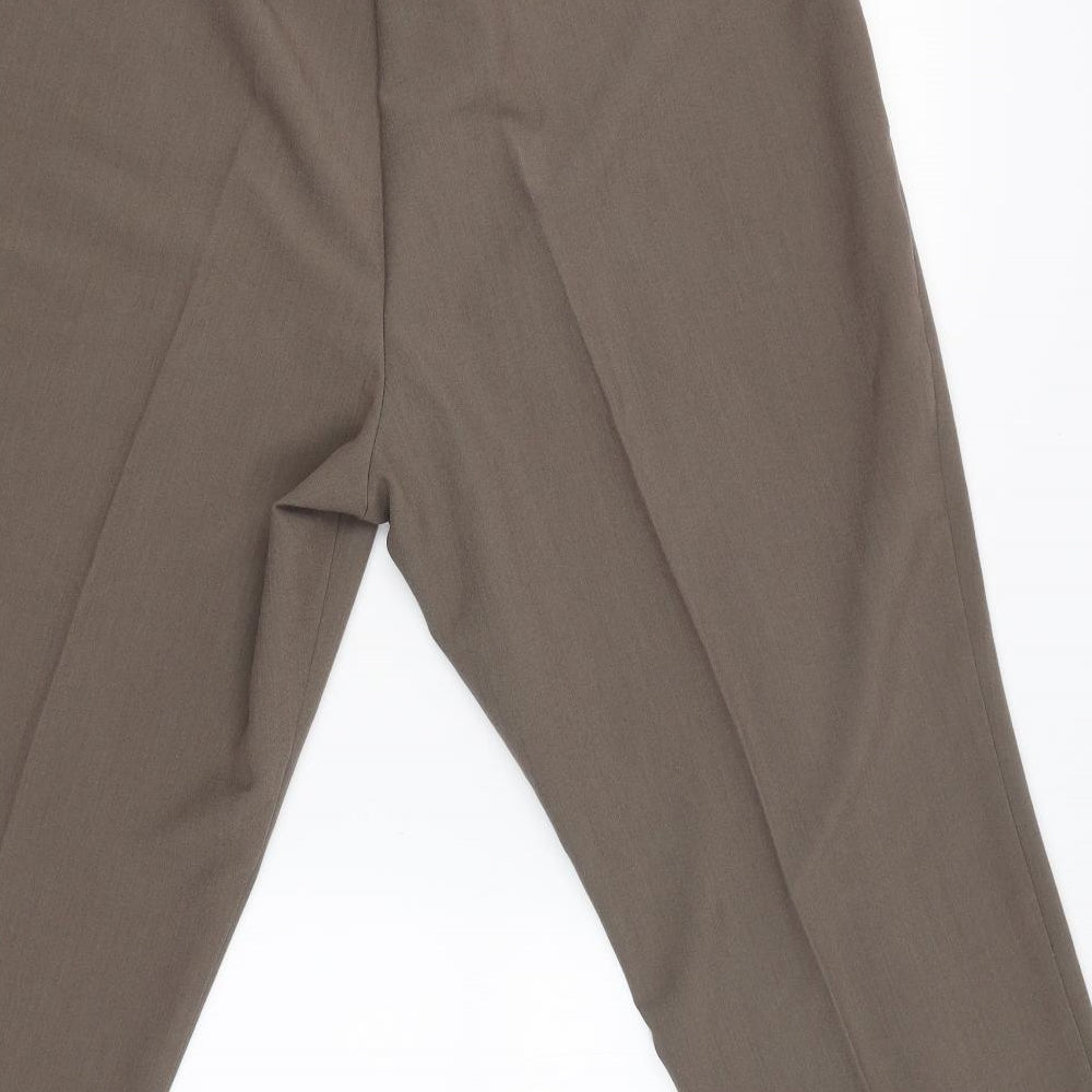 BM Womens Beige Chino Trousers Size 20 L25 in