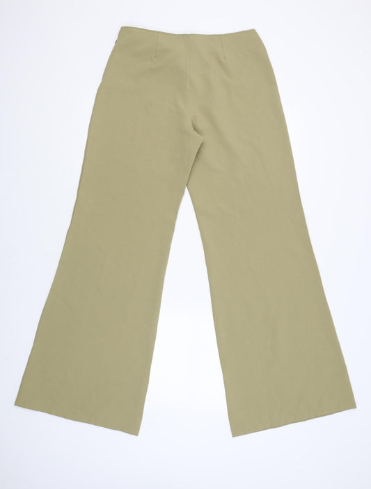 Only Womens Gold Pedal Pusher Trousers Size 38 L31 in