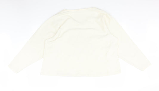 Express Gifts LTD Womens Ivory Pullover Jumper Size 2XL