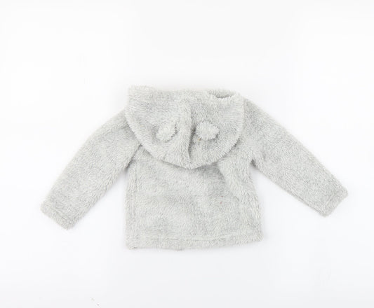 TU Grey Full Zip Jumper Size 6-9 Months