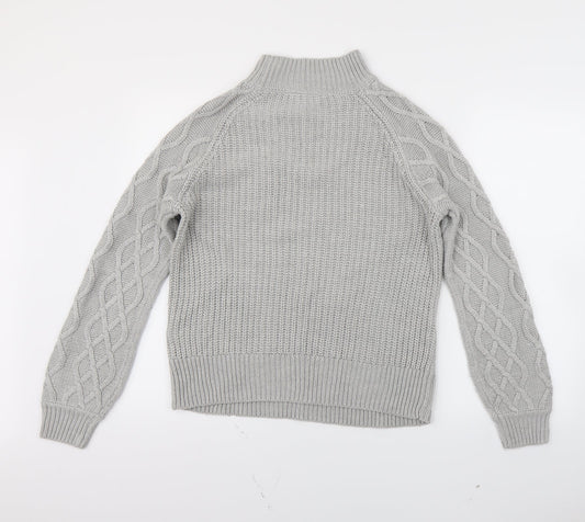 Dorothy Perkins Womens Grey Pullover Jumper Size M