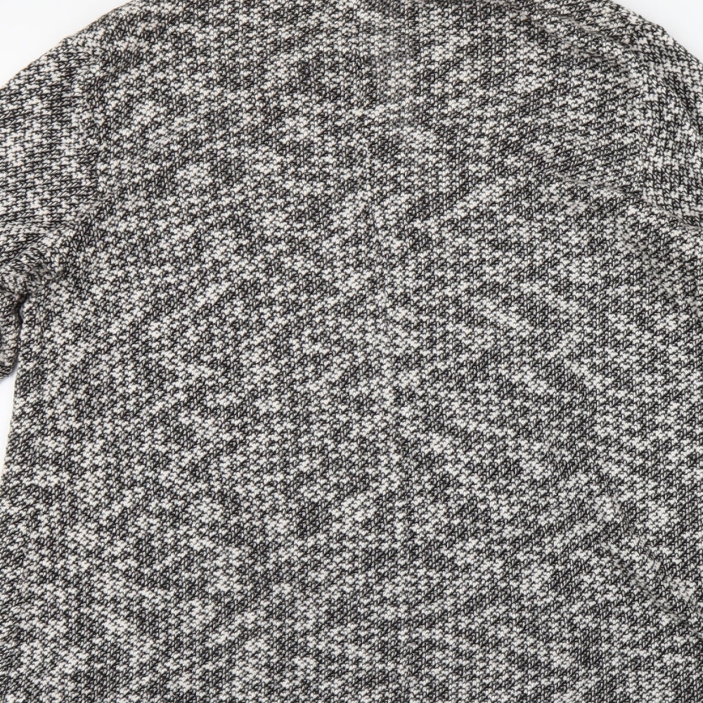 M&S Womens Grey Wrap Jumper Size 16