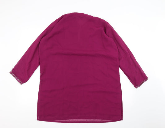 Preworn Womens Pink Basic T-Shirt Size S