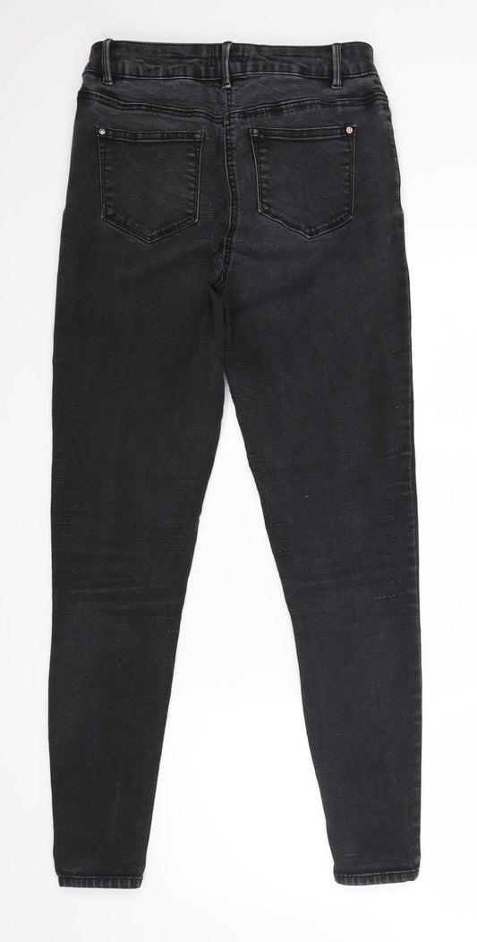 /Denim Womens Black Skinny Jeans Size 12 L28 in