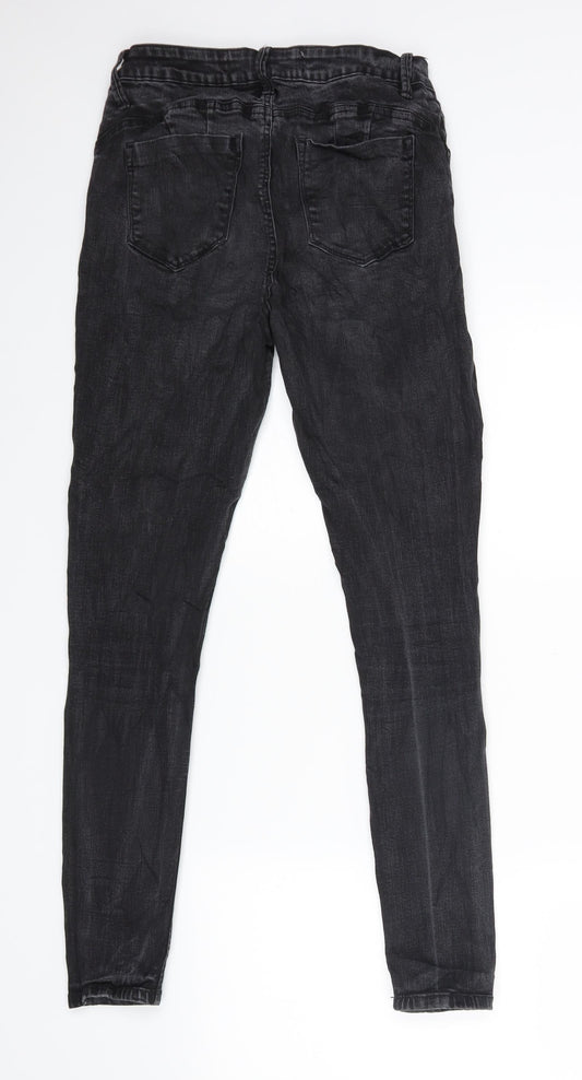 Denim Co Womens Black Skinny Jeans Size 12 L27 in