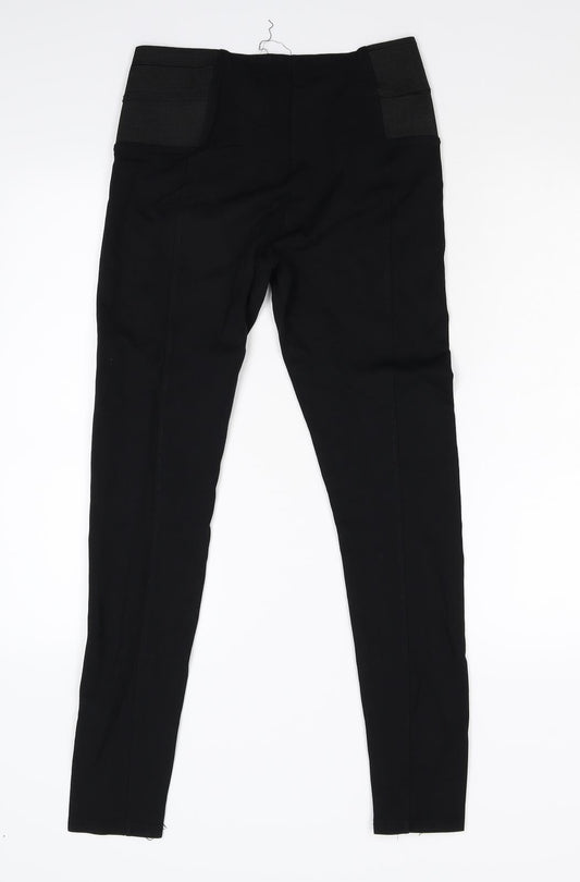 Lexxury Womens Black Carrot Leggings Size M L28 in