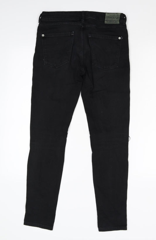Zara Basic Womens Beige Denim Skinny Jeans Size 36 L29 in