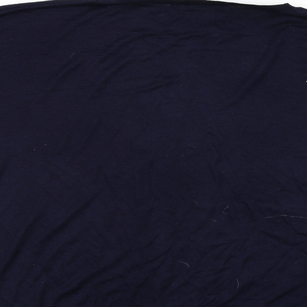 M&S Womens Blue Pullover Jumper Size XL