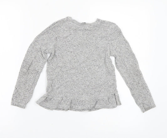 George Girls Green Henley Sweatshirt Size 5 Years - cute