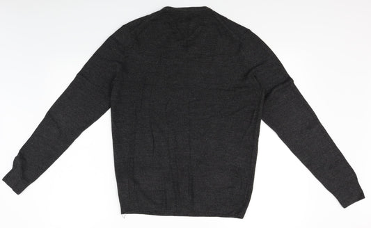 F&F Mens Grey Pullover Jumper Size M