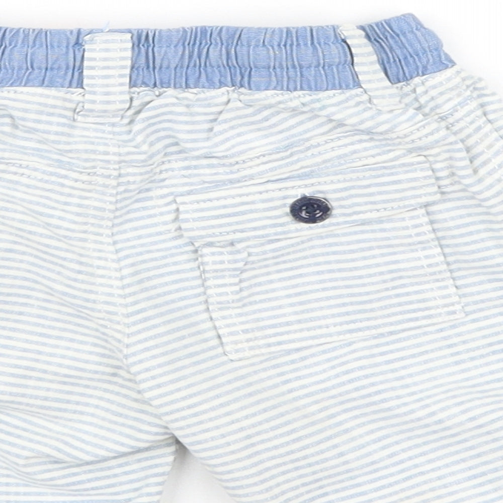 label of graded goods Blue Striped Track Pants Jeans Size 3-6 Months