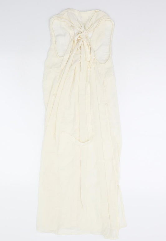 H&M Womens White T-Shirt Dress Size 10