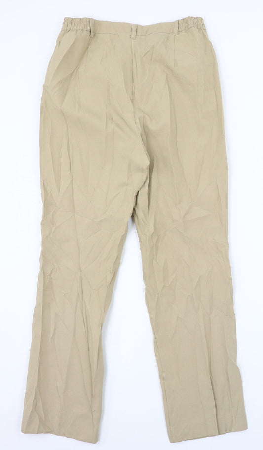 Daxon Womens Beige Trousers Size 14 L27 in