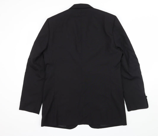 F&F Mens Black Jacket Blazer Size L