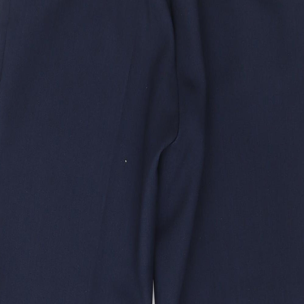 Anthology Womens Blue Trousers Size 10 L25 in