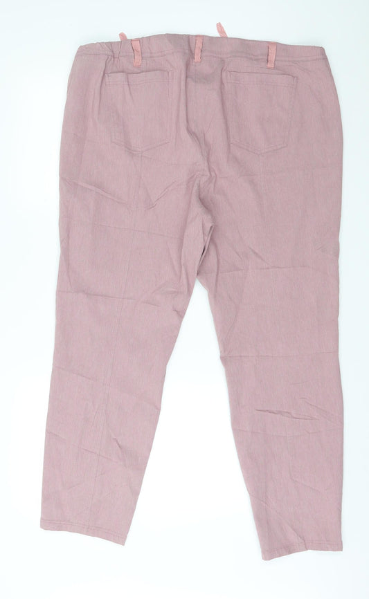 Laura Kent Womens Pink Trousers Size 42 in L28 in
