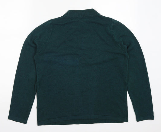 Marks and Spencer Womens Green Pullover Jumper Size 12